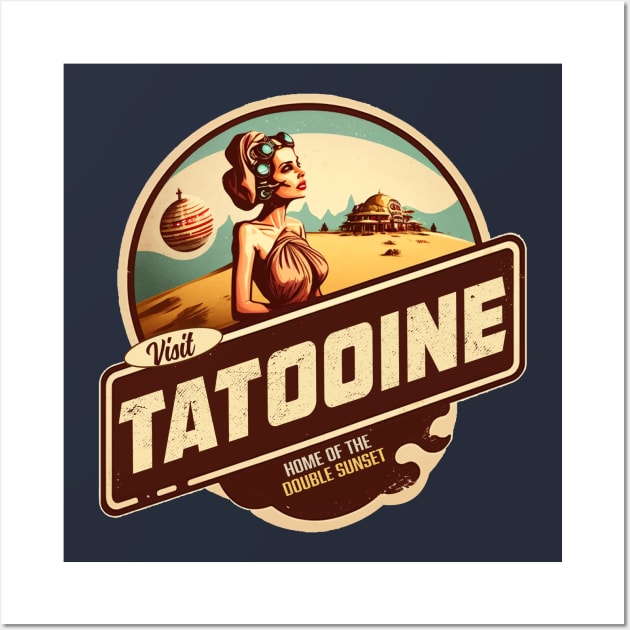 Visit Tatooine Wall Art by NineBlack